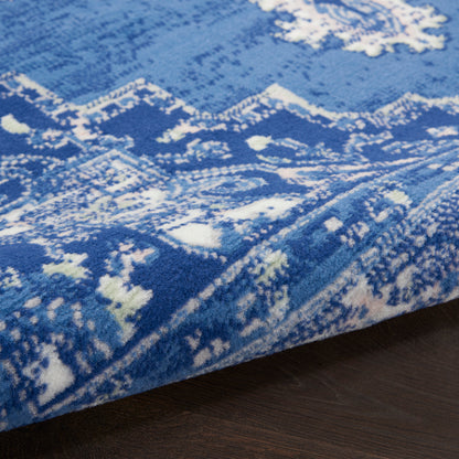 Nourison Home Whimsicle  Navy  Transitional