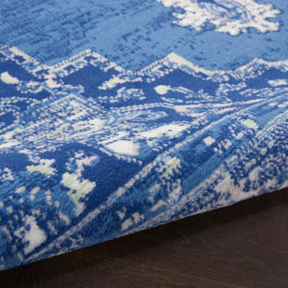 Nourison Home Whimsicle  Navy  Transitional