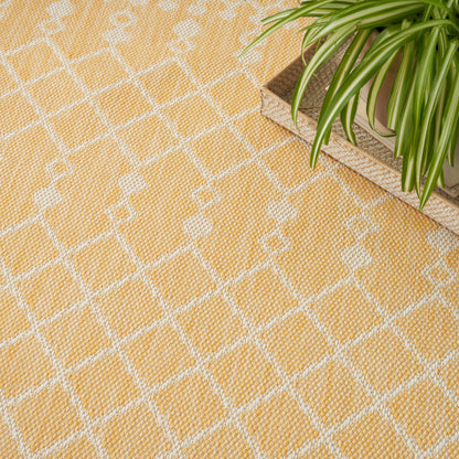 Nourison Home Positano  Yellow  Contemporary