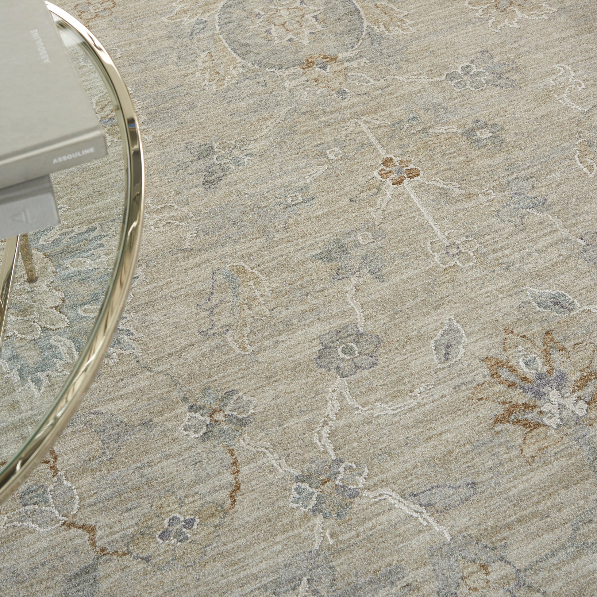 Nourison Home Infinite  Light Grey  Traditional