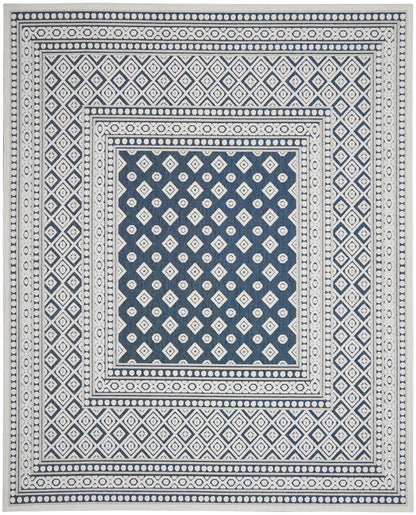 Nourison Home Key Largo KLG02 Blue Transitional Power-loomed Rugs