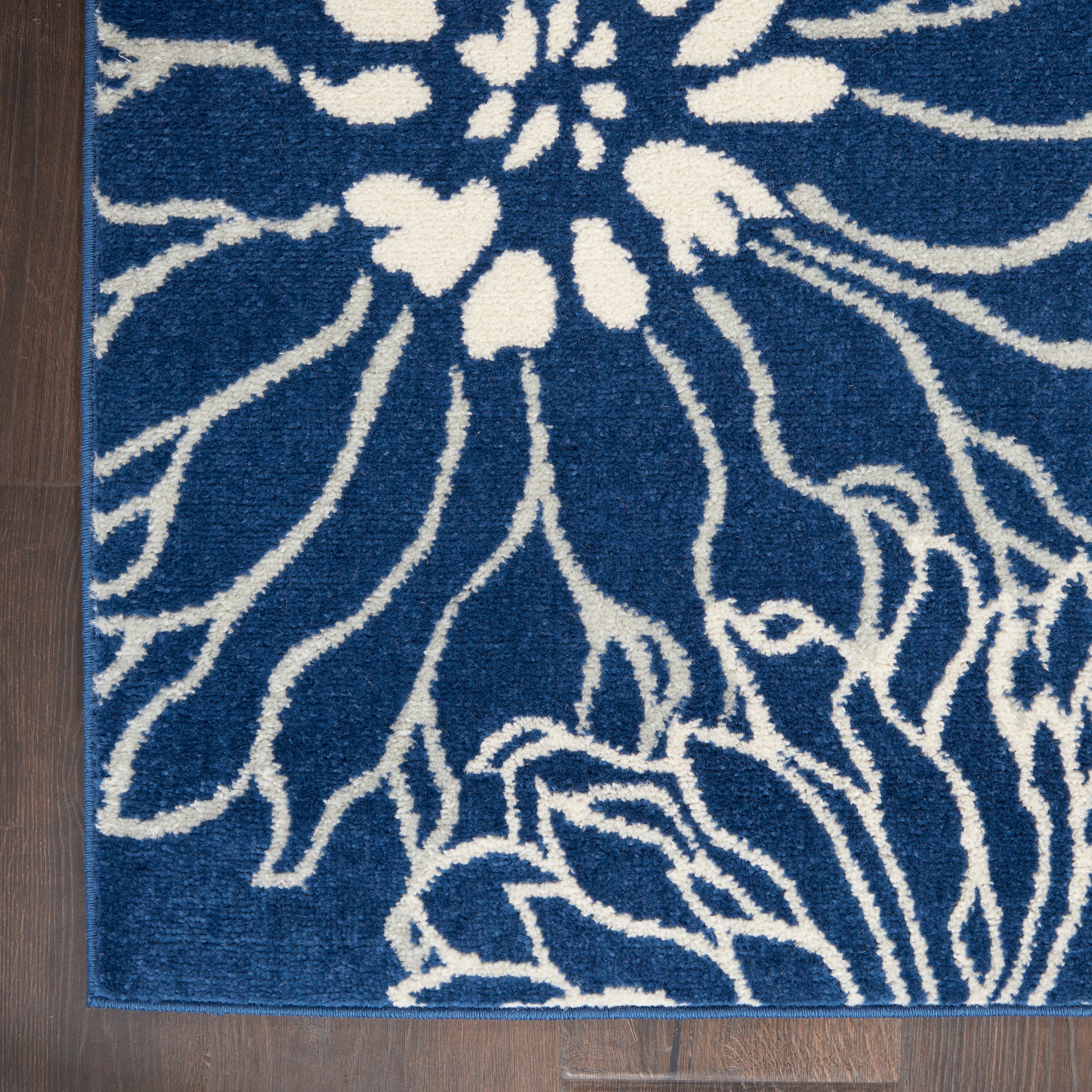 Nourison Home Passion  Navy Ivory  Contemporary