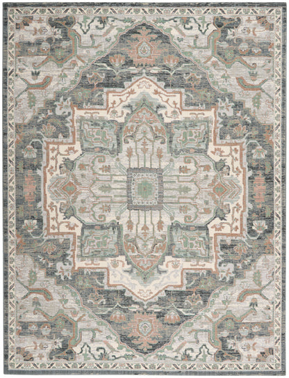 Nourison Home Parisa PSA01 Grey Sage Traditional Loom-woven Rug