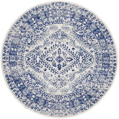 Nourison Home Whimsicle WHS15 Ivory Navy Transitional Power-loomed Rug