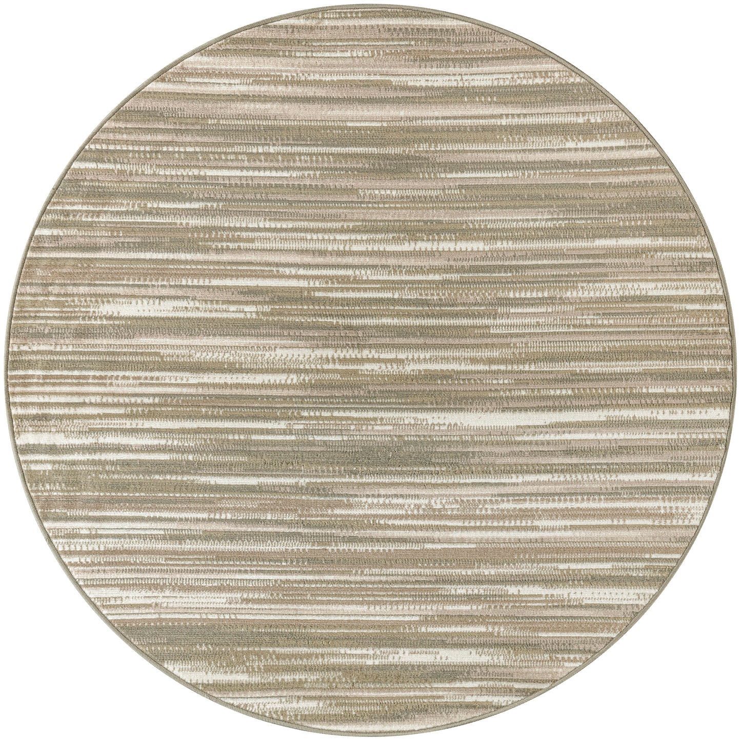 Nourison Home Jubilant JUB04 Green Ivory Contemporary Power-loomed Rug