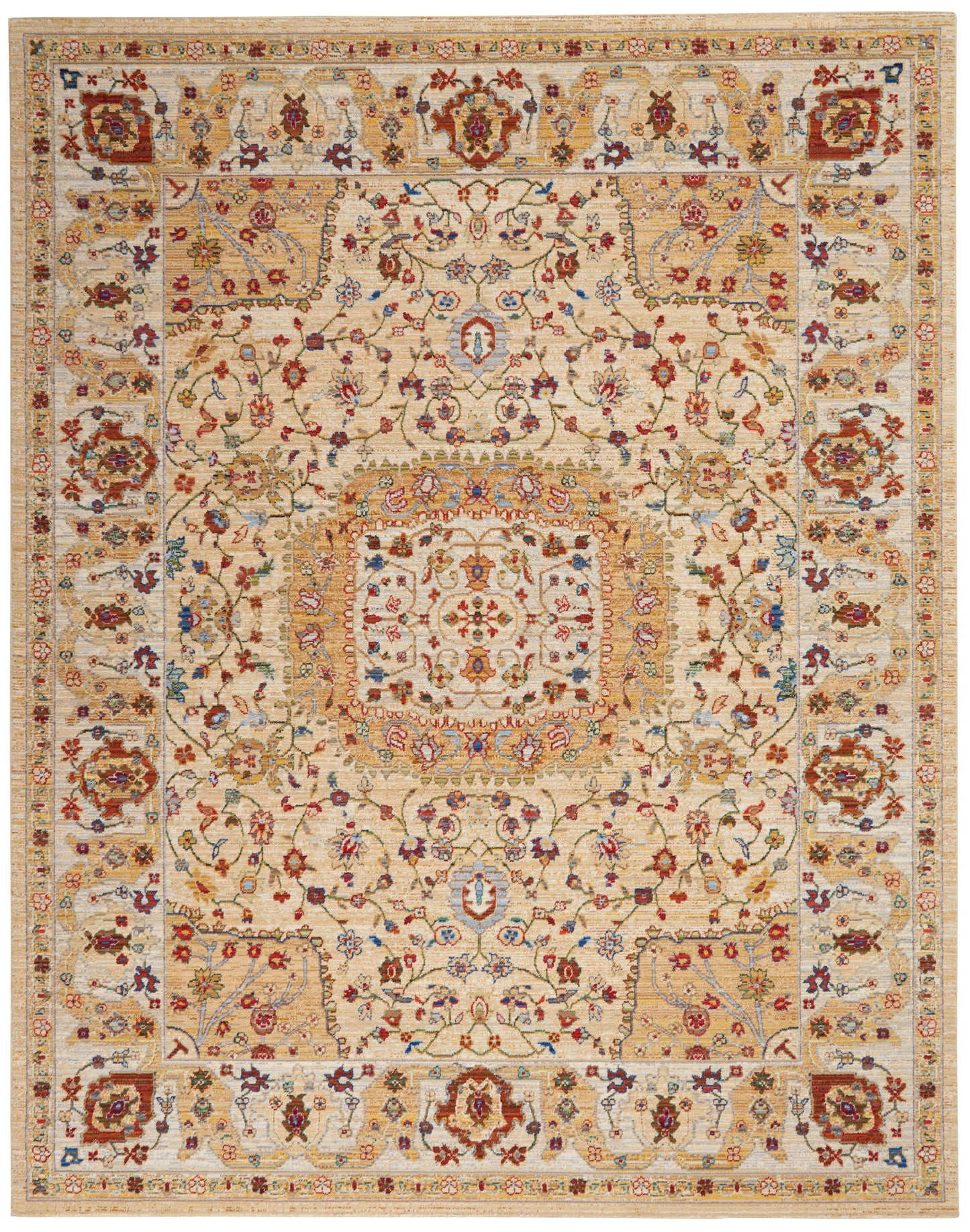 Nourison Home Majestic MST03 Sand Traditional Loom-woven Rug