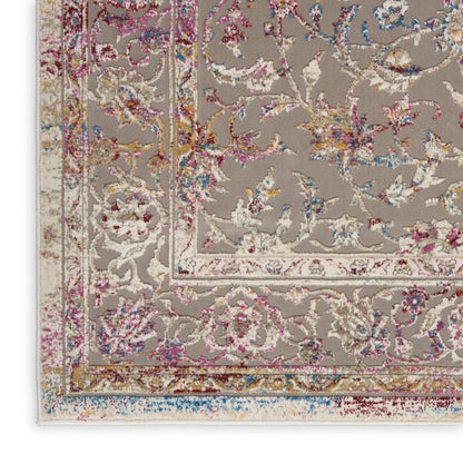 Nourison Home Melody  Grey Multicolor  Traditional