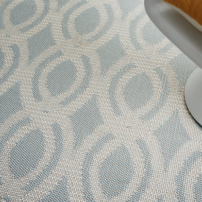 Nourison Home Aruba  Light Blue Cream  Contemporary