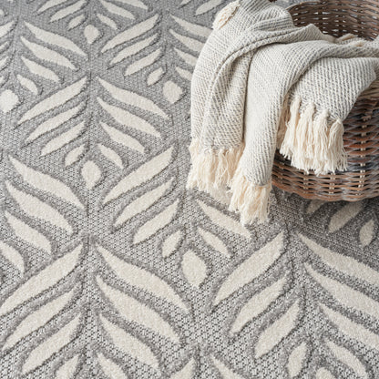 Nourison Home Aloha  Grey  Contemporary