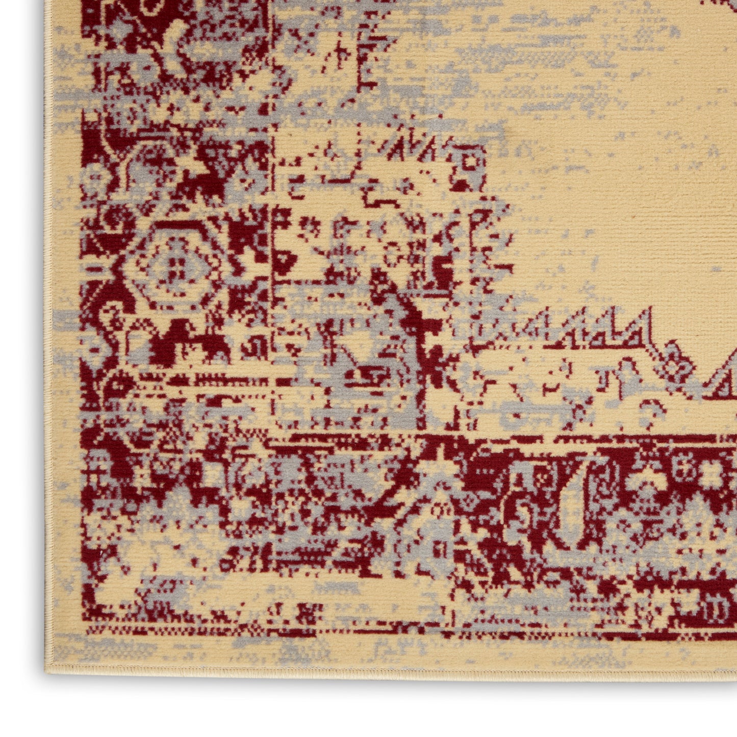 Nourison Home Grafix  Cream Red  Transitional