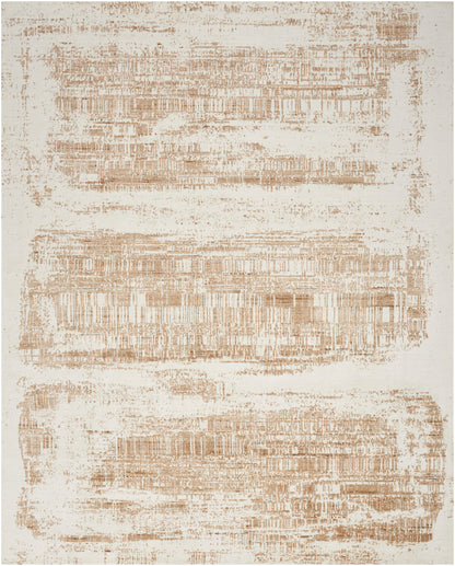 Nourison Home Harmony HAY01 Ivory Gold Contemporary Hand Woven Rug