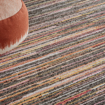 Nourison Home Plateau  Grey Flame  Contemporary