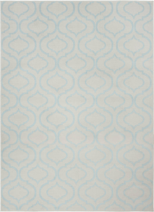 Nourison Home Jubilant  Ivory Blue  Transitional