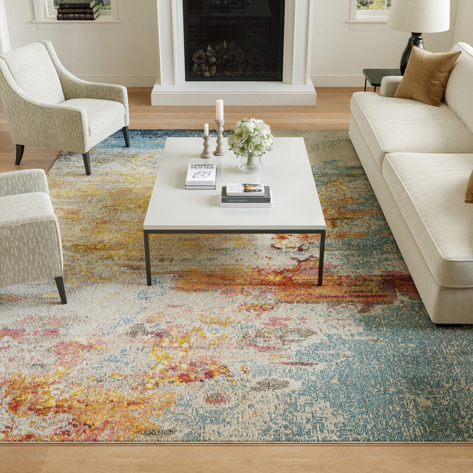 Nourison Home Celestial  Sealife  Contemporary