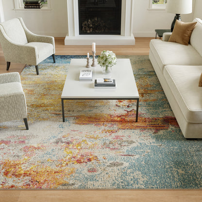 Nourison Home Celestial  Sealife  Contemporary