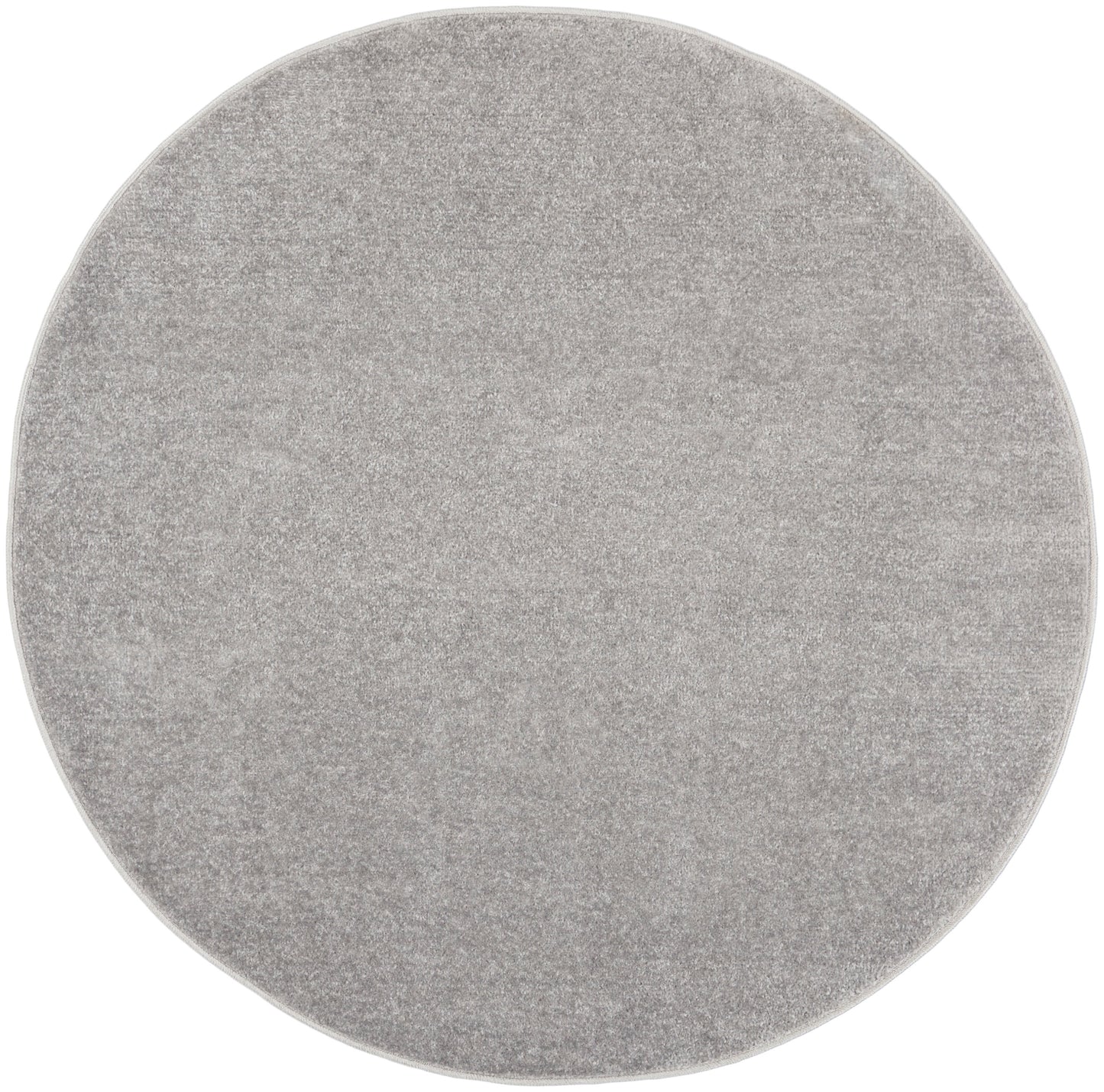 Nourison Home Nourison Essentials NRE01 Silver Grey Contemporary Power-loomed Rug