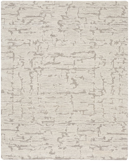 Calvin Klein CK009 Sculptural SCL01 Grey Contemporary Hand Tufted Rug