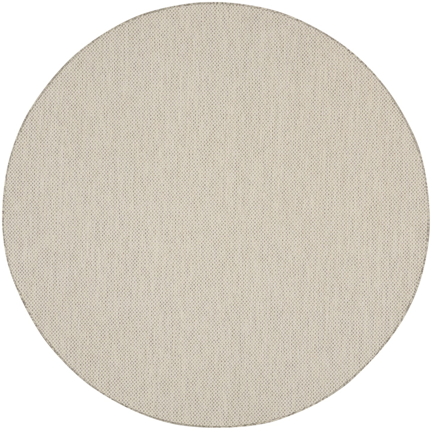 Nourison Home Courtyard COU01 Ivory Silver Contemporary Power-loomed Rug