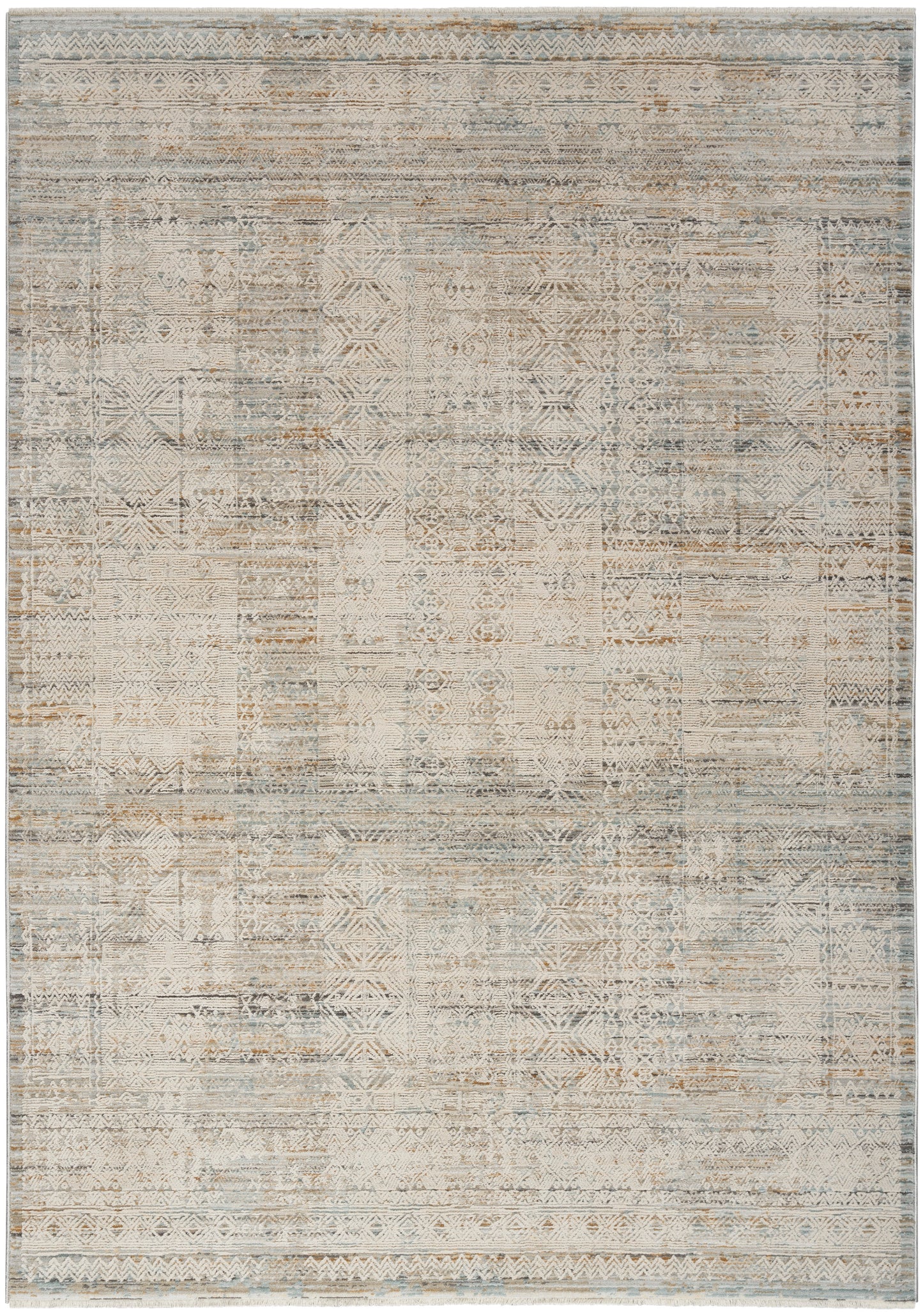 Nourison Home Lynx LNX06 Ivory Multicolor Transitional Power-loomed Rug