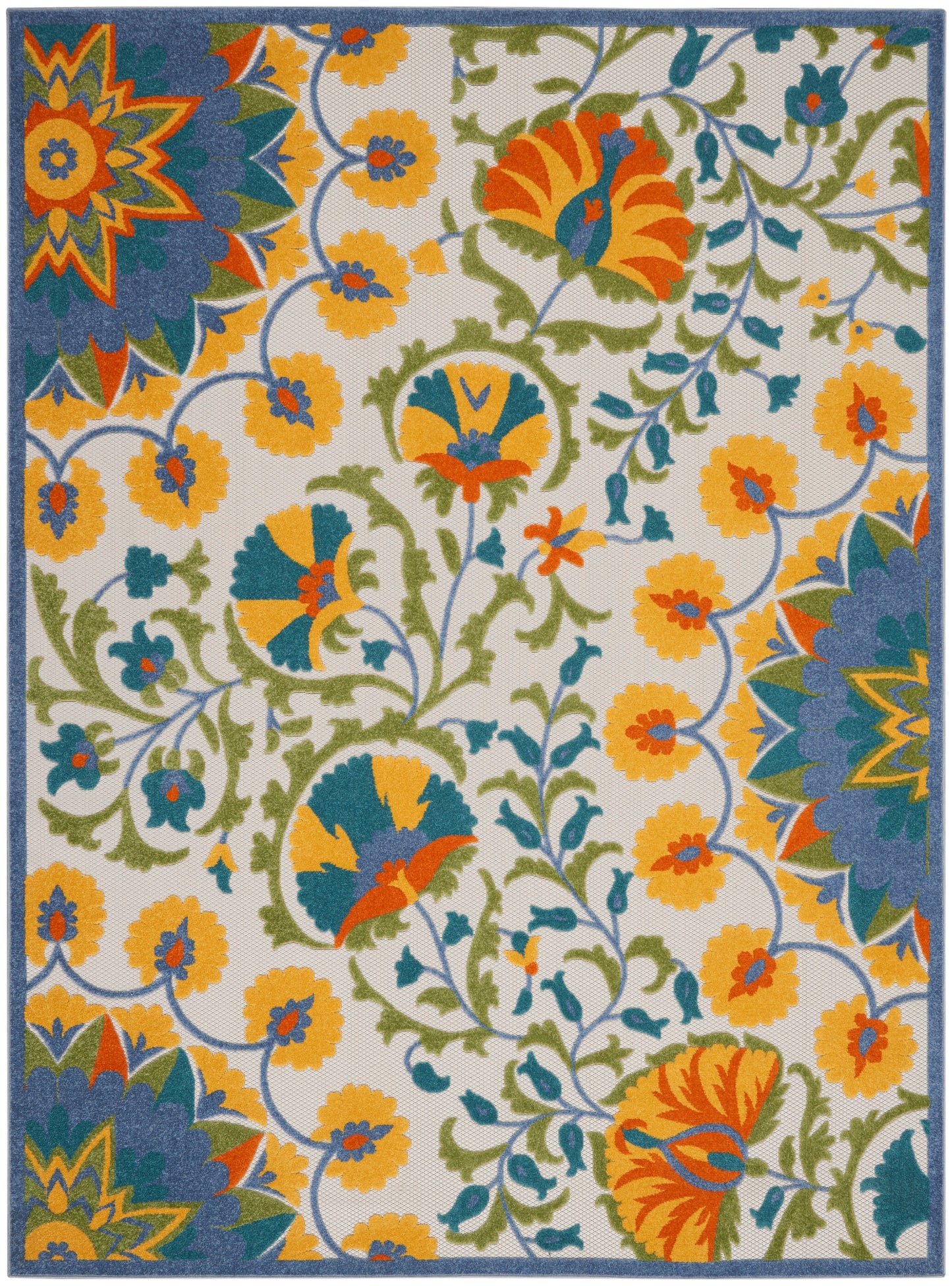 Nourison Home Aloha ALH22 Multicolor Contemporary Power-loomed Rugs