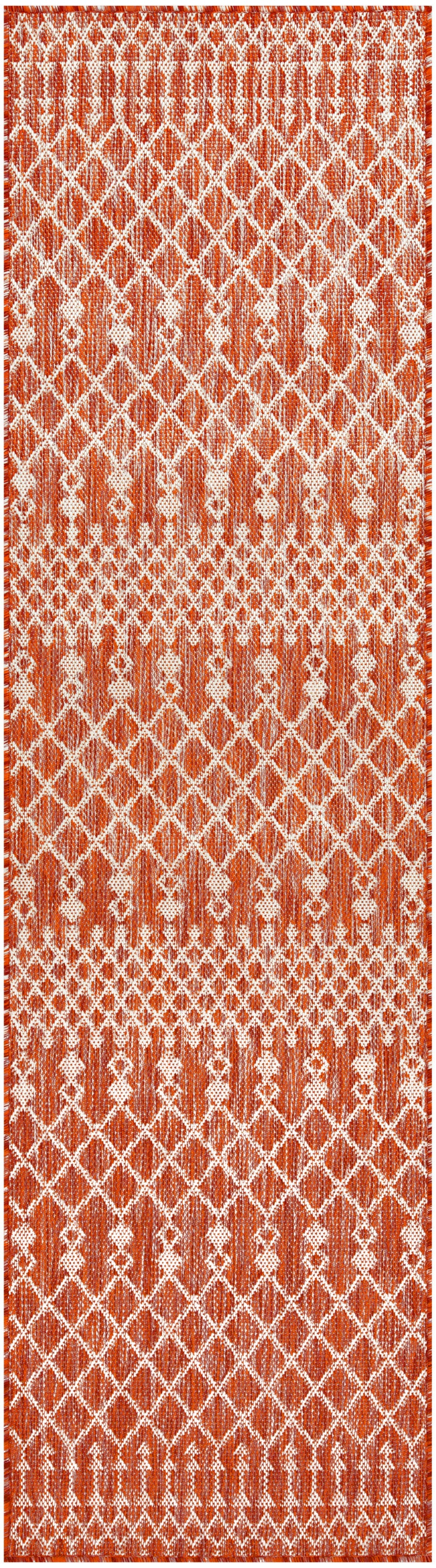 Nourison Home Positano POS02 Terracotta Contemporary Power-loomed Rug