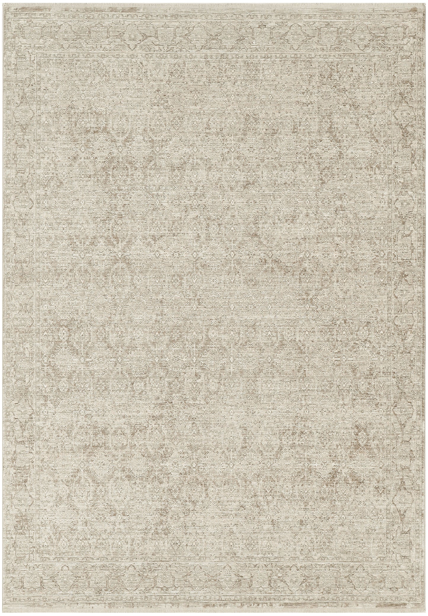 Nourison Home Shadows SHW04 Ivory Grey Traditional Loom-woven Rug