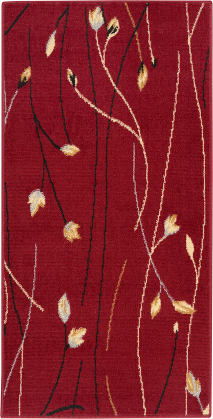 Nourison Home Grafix GRF15 Red Contemporary Power-loomed Rug