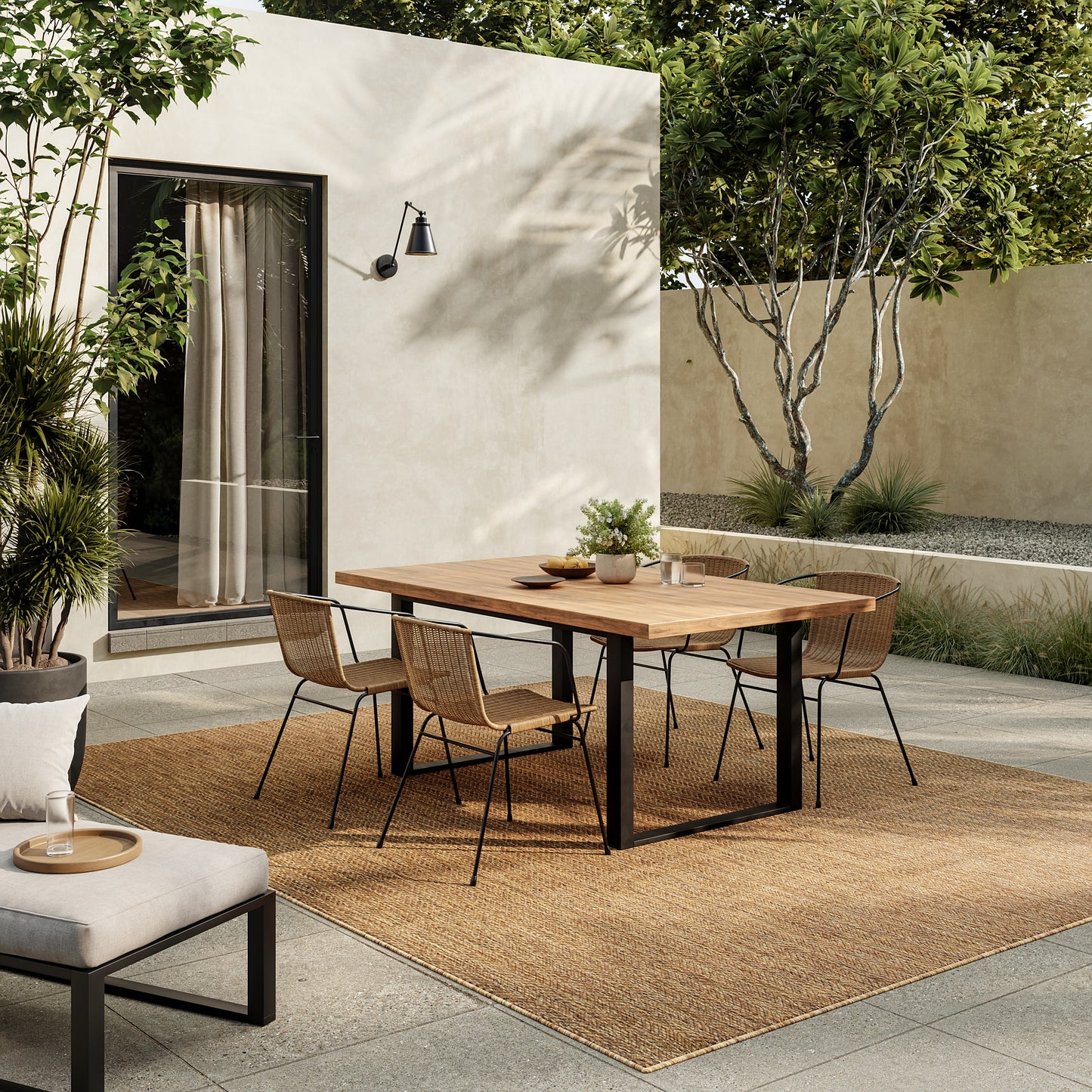 Nourison Home Horizon Indoor/Outdoor  Natural  Contemporary