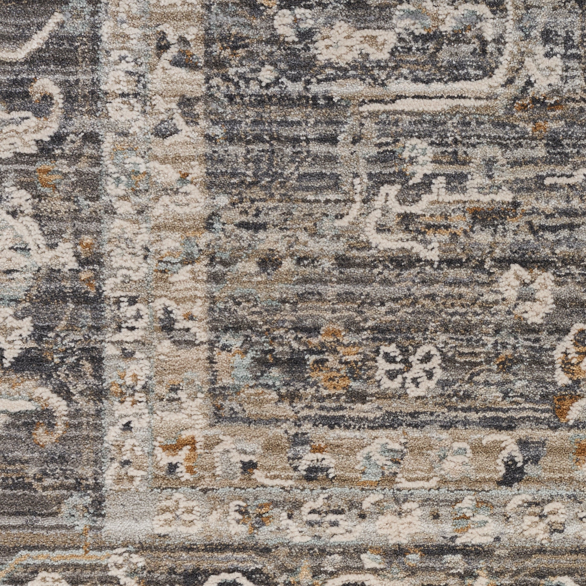 Nourison Home Lynx  Slate Multicolor  Transitional