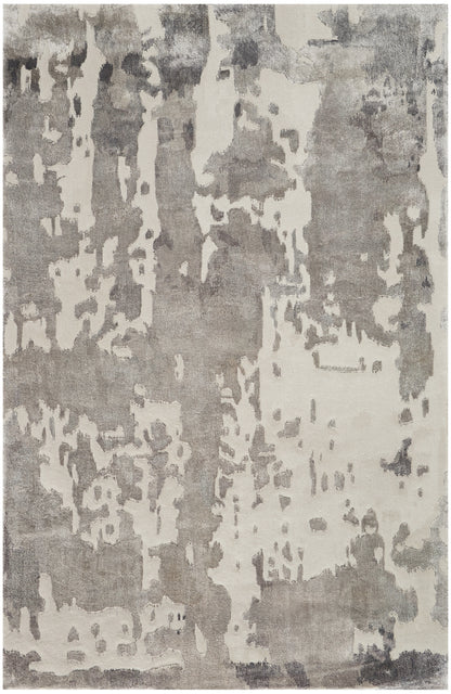 Nourison Home Prismatic PRS12 Silver Grey Contemporary Hand Tufted Rug