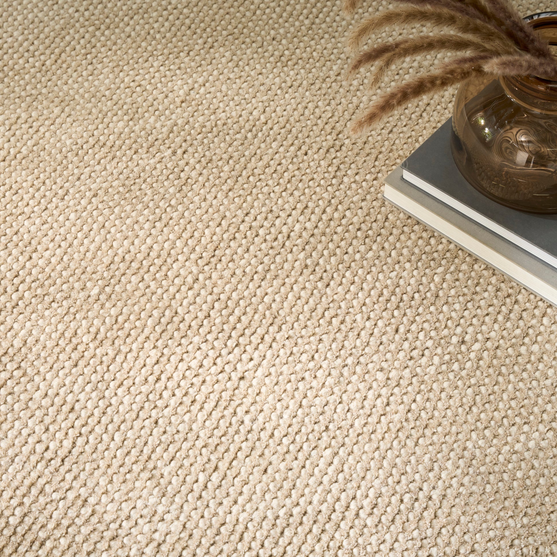 DKNY Pure Rows  Ivory Taupe  Contemporary