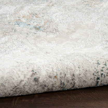 Nourison Home Glitz  Grey Multicolor  Contemporary
