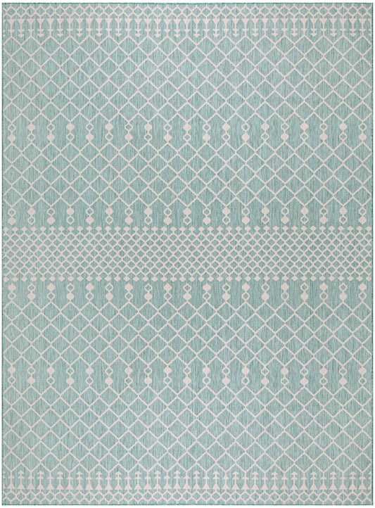 Nourison Home Positano  Aqua  Contemporary