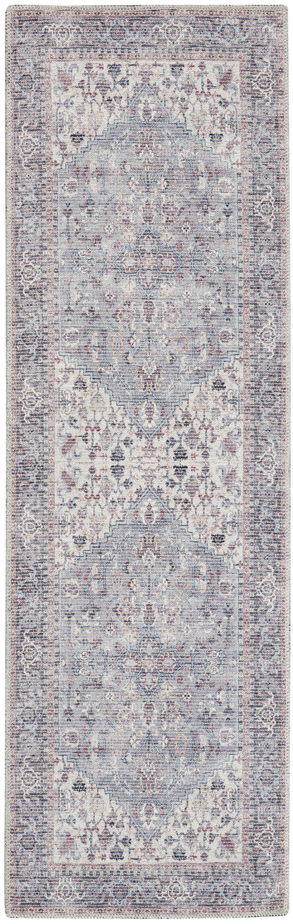 Nourison Home New Concept Washables SR104 Grey Traditional Machine Woven Rug