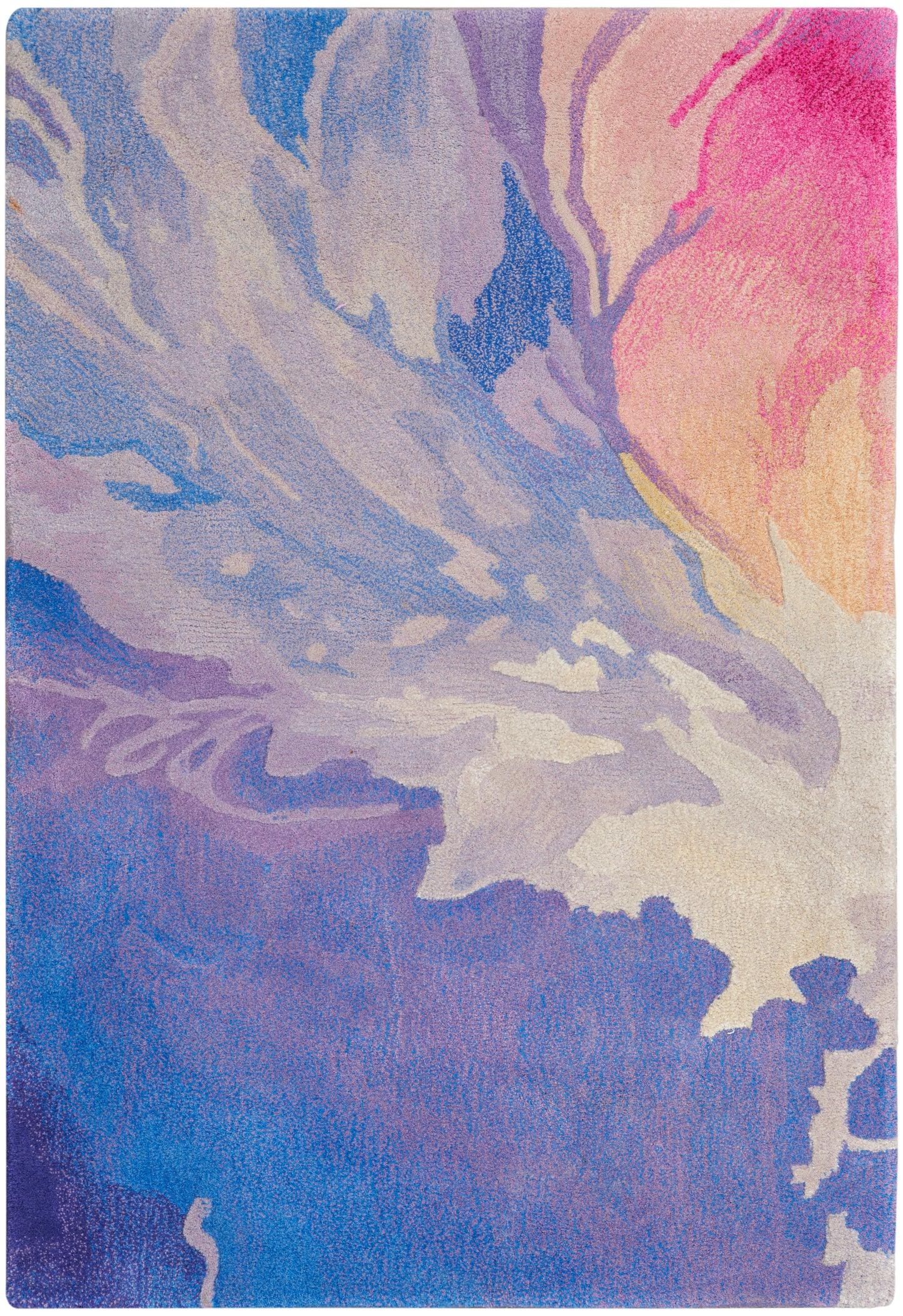 Nourison Home Prismatic PRS37 Blue Multicolor Contemporary Hand Tufted Rug