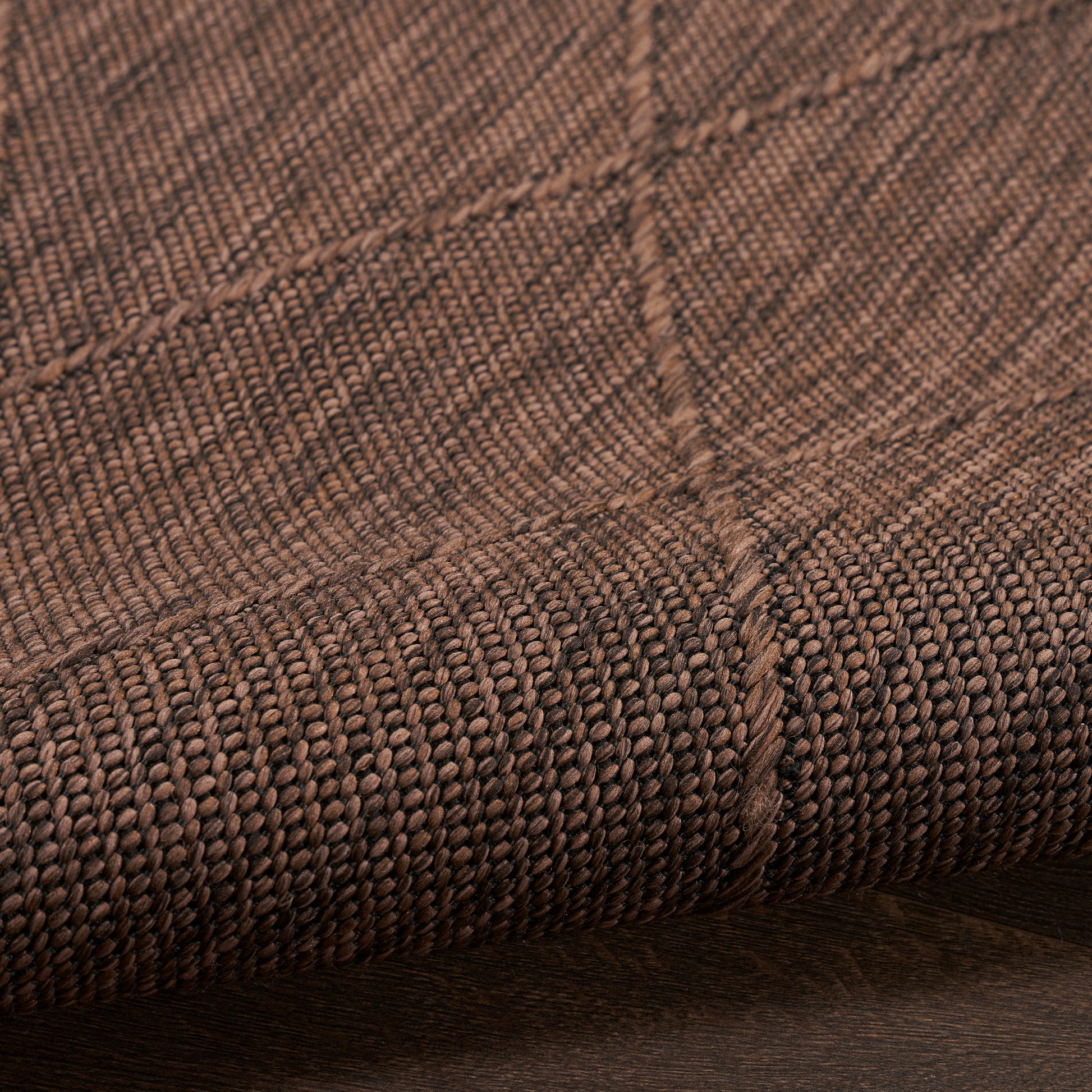 Nourison Home Washable Solutions  Mocha  Contemporary