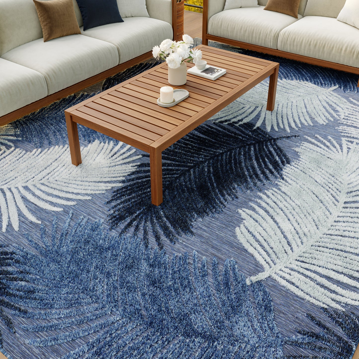 Nourison Home Suncoast  Denim  Contemporary