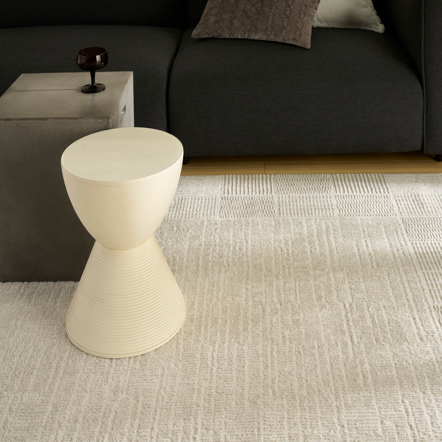 Nourison Home Nordic  Ivory Grey  Contemporary