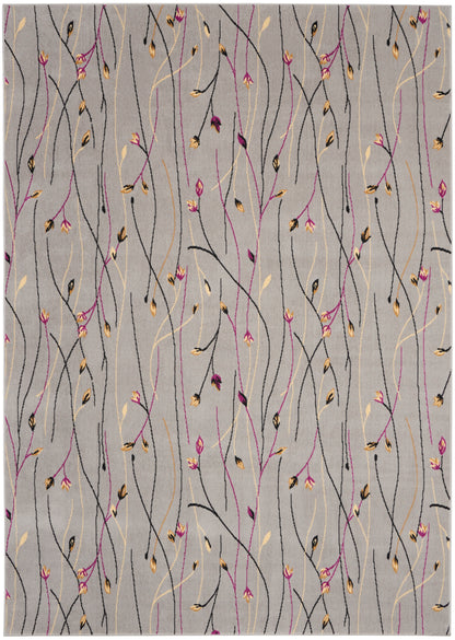 Nourison Home Grafix GRF15 Grey Contemporary Power-loomed Rug