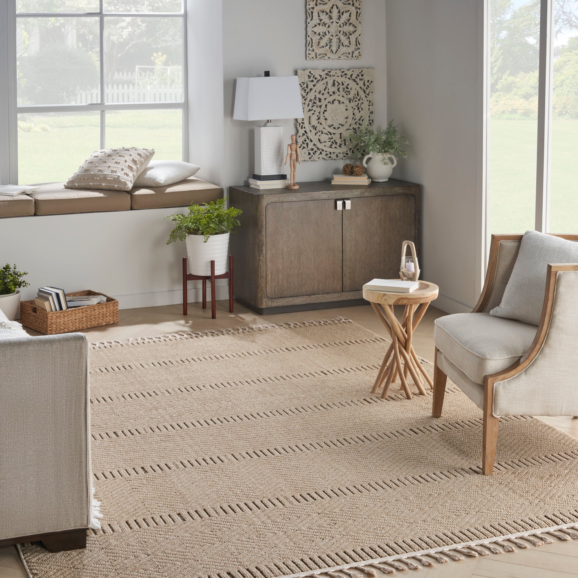 Nourison Home Paxton  Mocha  Contemporary