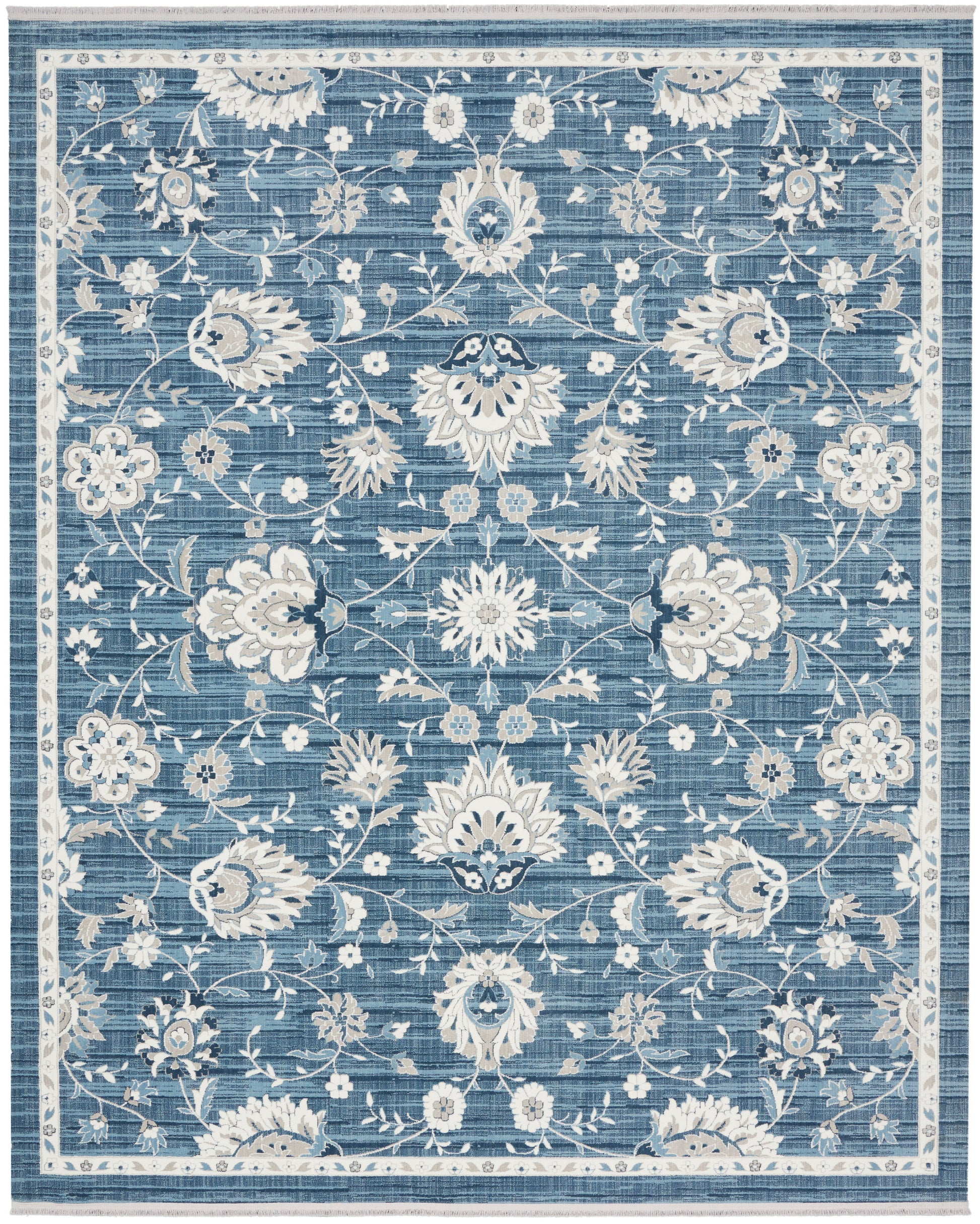 Nourison Home Lennox  Blue Ivory  Transitional