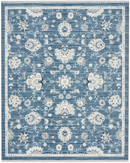 Nourison Home Lennox  Blue Ivory  Transitional