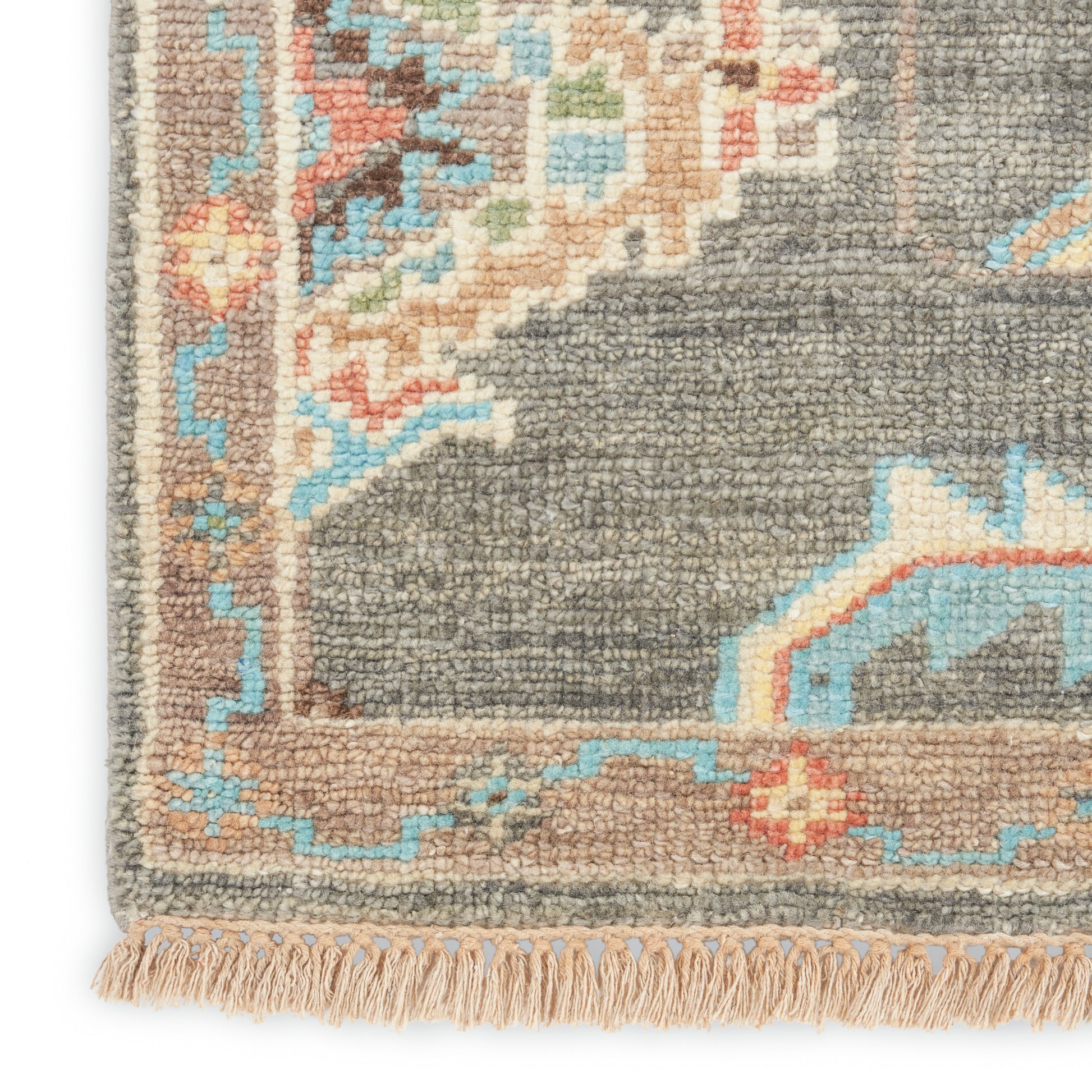 Nourison Home Odessa  Dark Grey Multicolor  Traditional