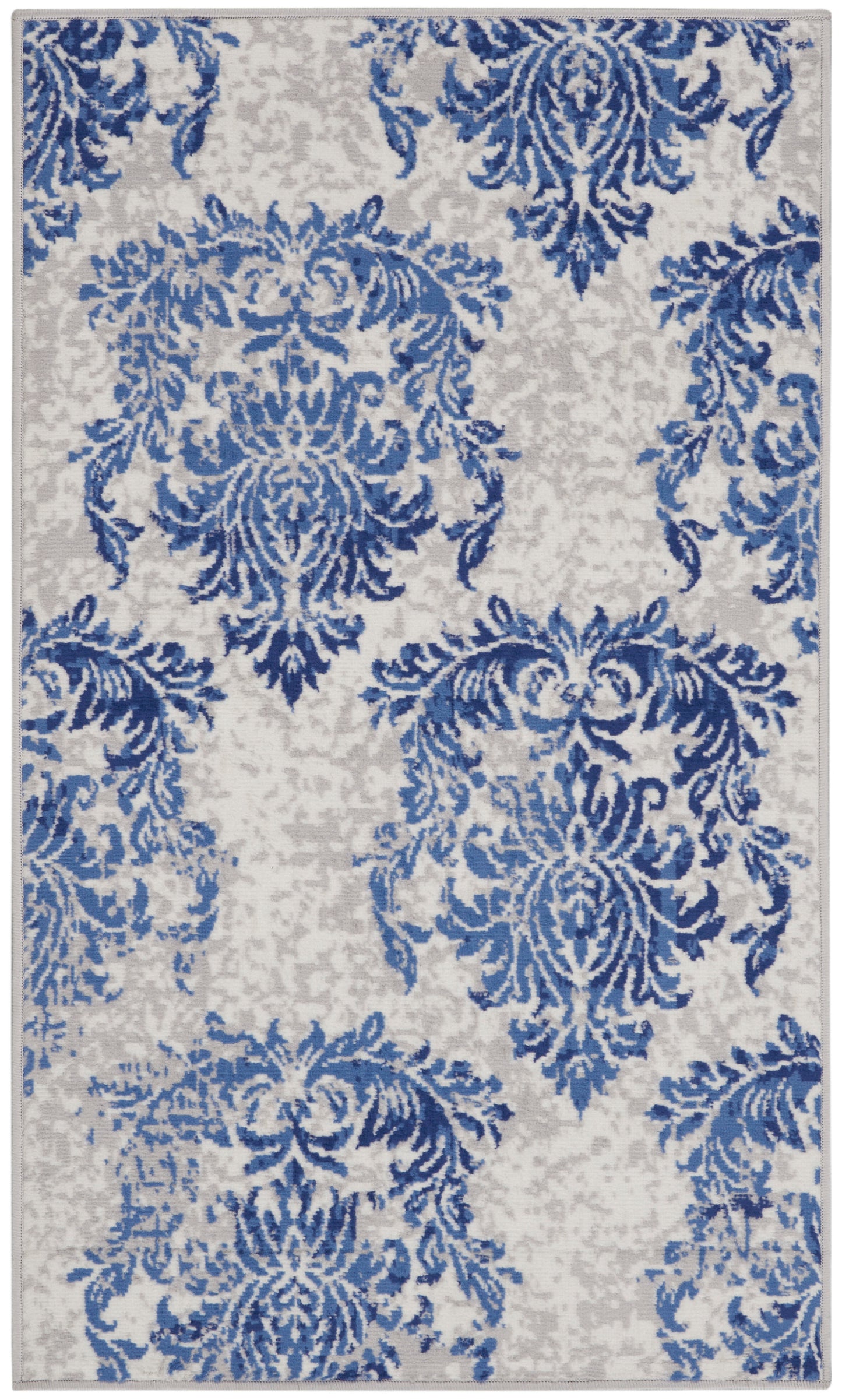 Nourison Home Whimsicle WHS11 Ivory Navy Contemporary Power-loomed Rug