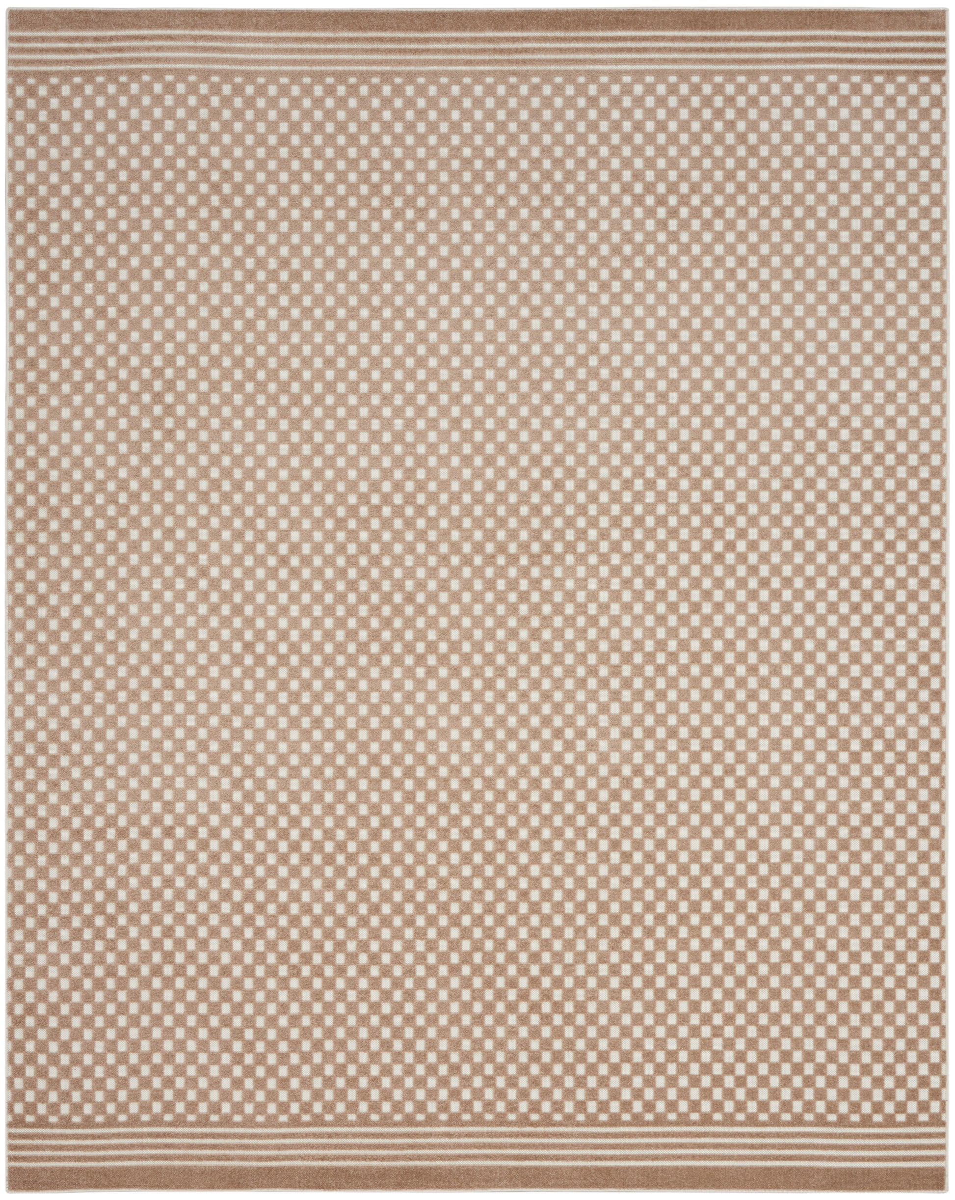 Nourison Home Care Free  Brown  Contemporary