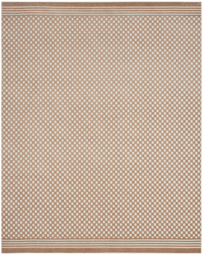 Nourison Home Care Free  Brown  Contemporary