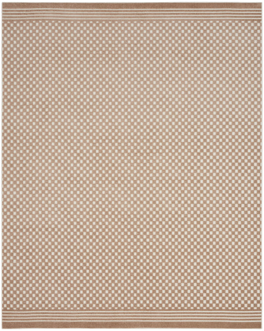 Nourison Home Care Free  Brown  Contemporary
