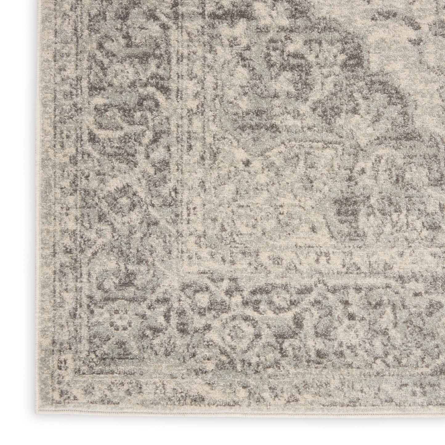 Nourison Home Tranquil  Ivory Grey  Traditional