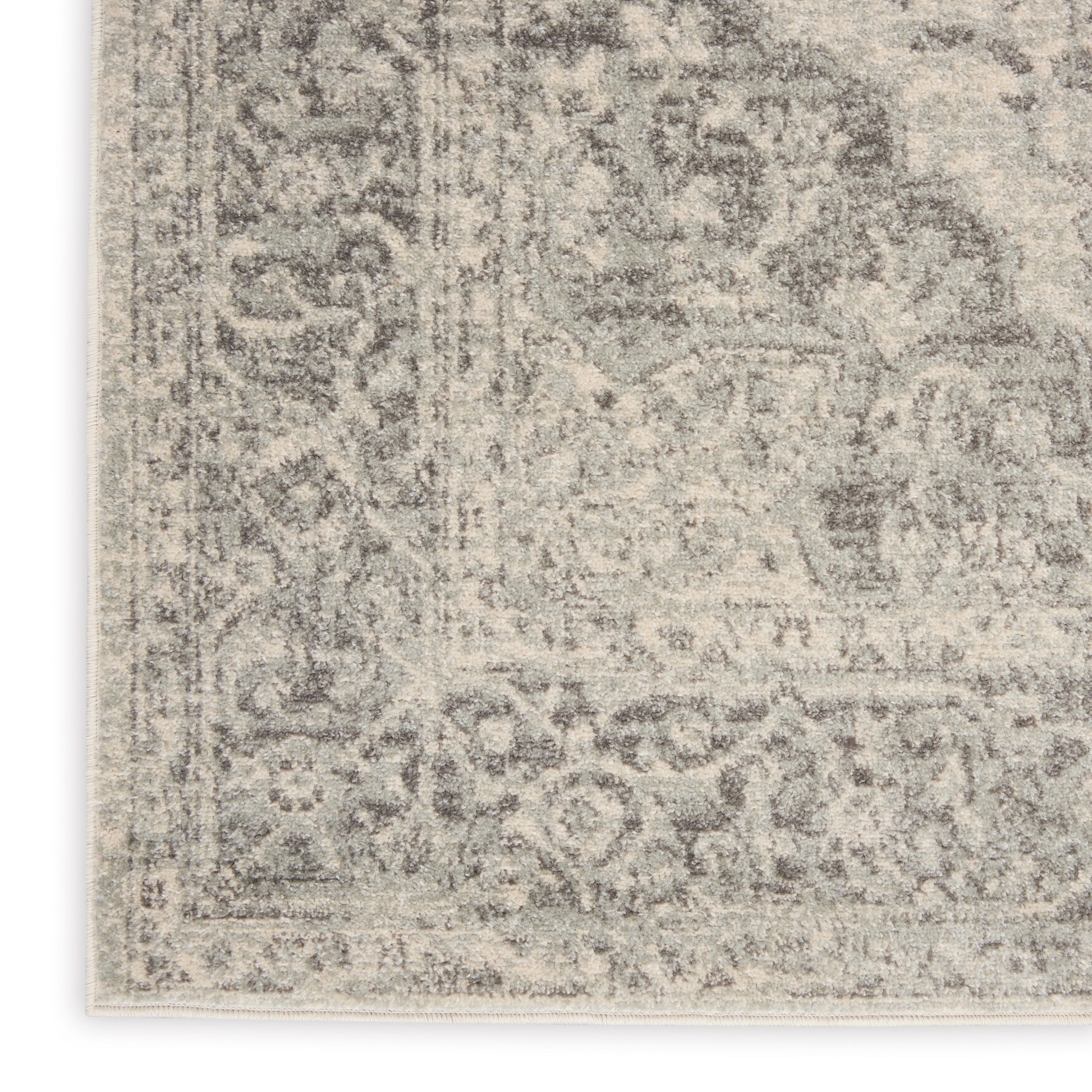 Nourison Home Tranquil  Ivory Grey  Traditional