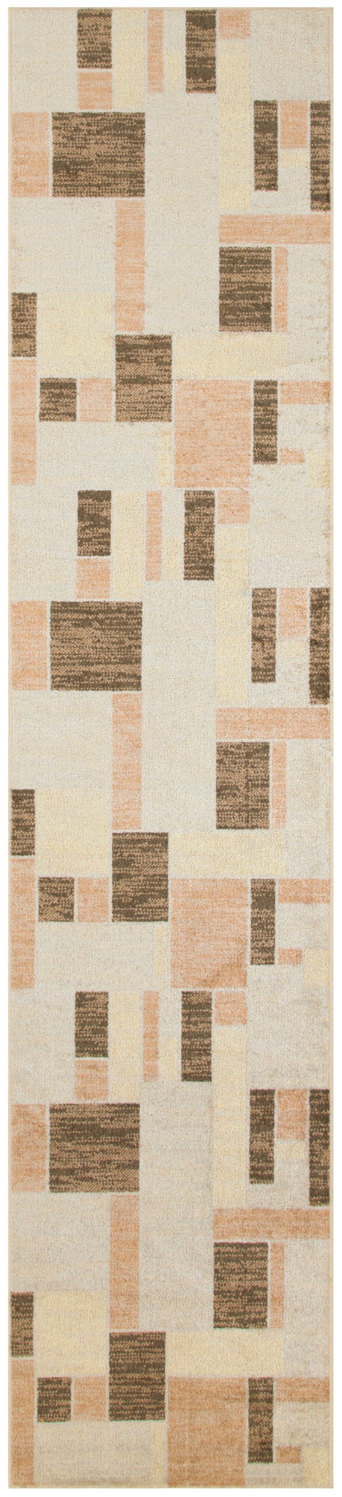 Nourison Home Astra Machine Washable ASW09 Beige Multicolor Contemporary Power-loomed Rug